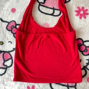 Red Women's Crop Top